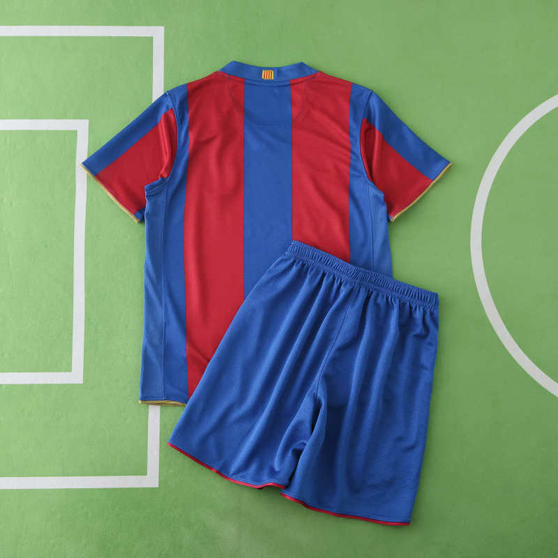 0708 Barcelona home retro Kids kit