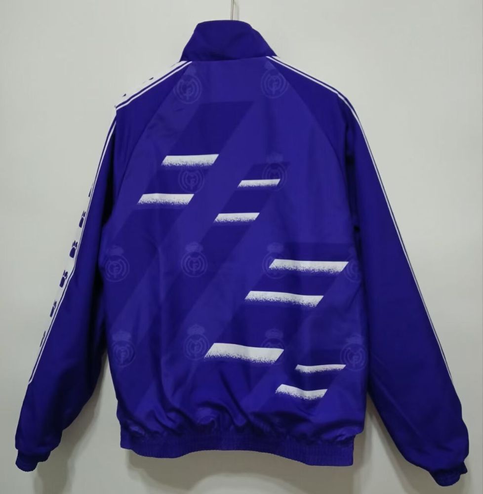 9496 Real Madrid Wear on both sides windbreaker