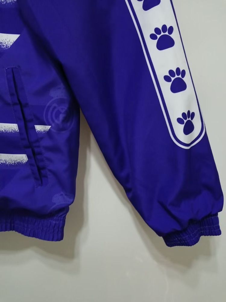 9496 Real Madrid Wear on both sides windbreaker