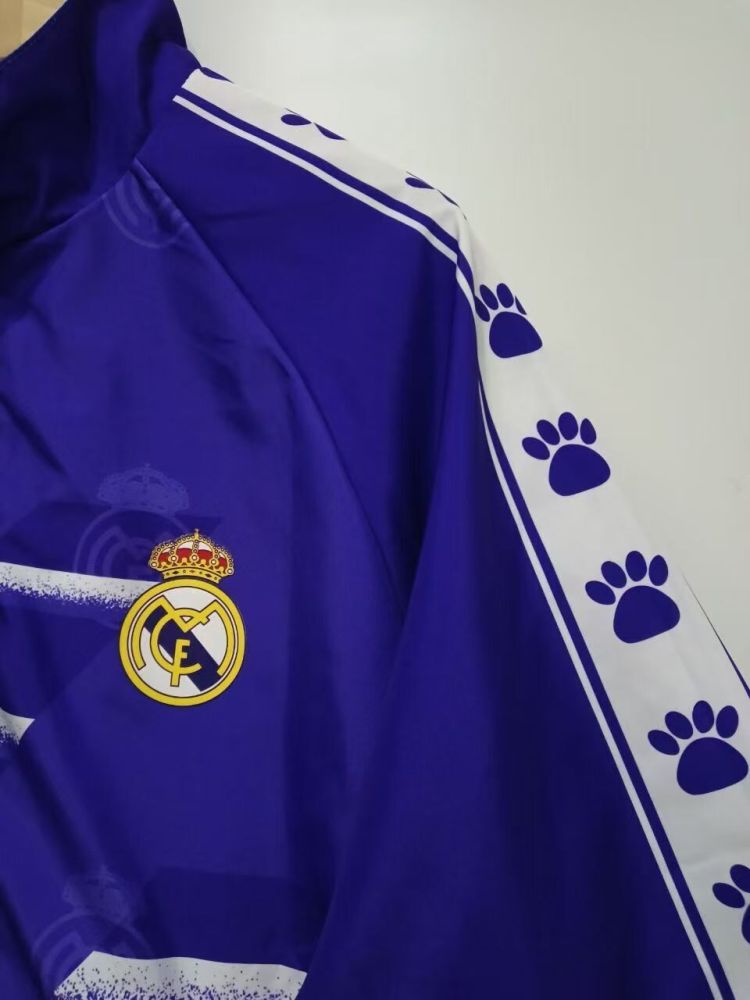 9496 Real Madrid Wear on both sides windbreaker