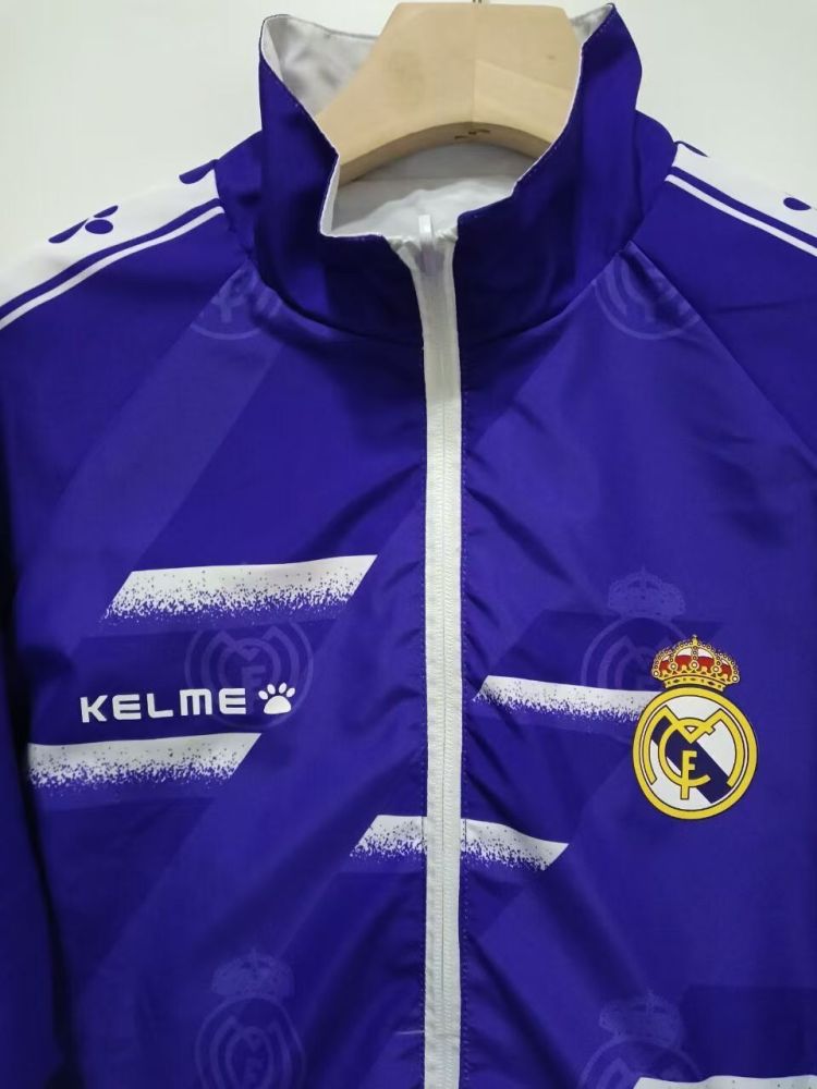 9496 Real Madrid Wear on both sides windbreaker