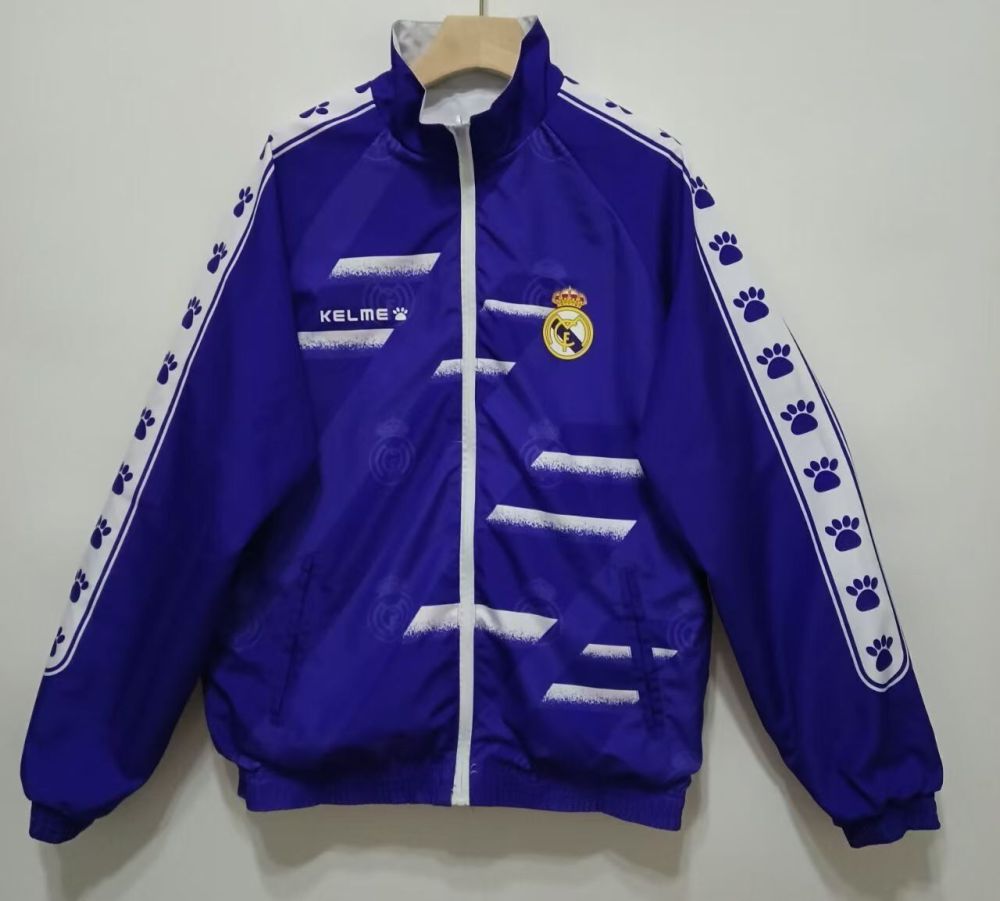 9496 Real Madrid Wear on both sides windbreaker