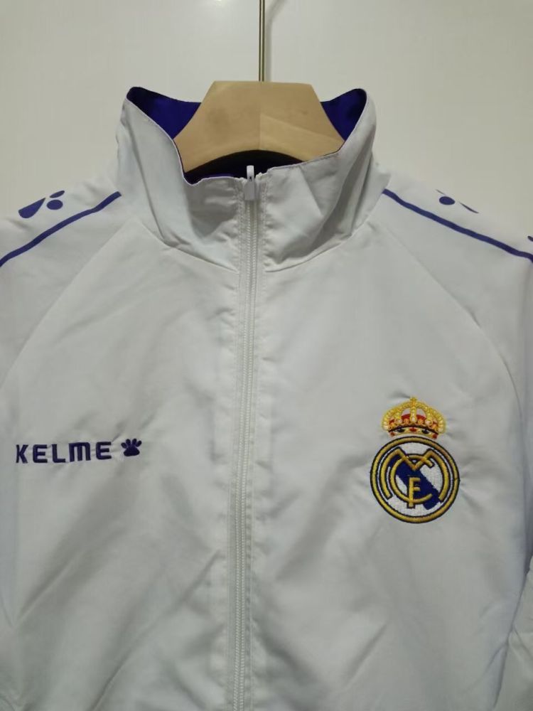 9496 Real Madrid Wear on both sides windbreaker