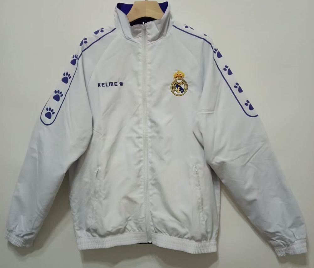 9496 Real Madrid Wear on both sides windbreaker