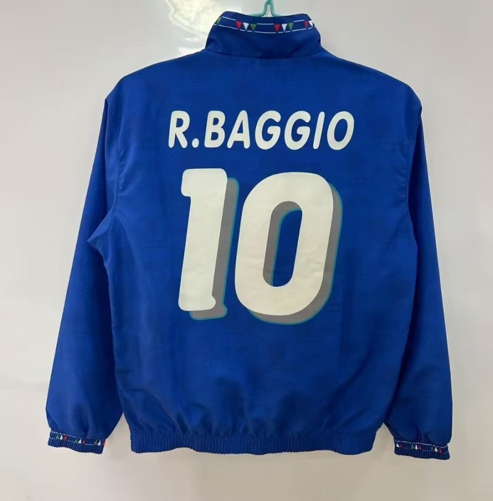 1994 Italy 10#R.Baggio Wear on both sides windbreaker