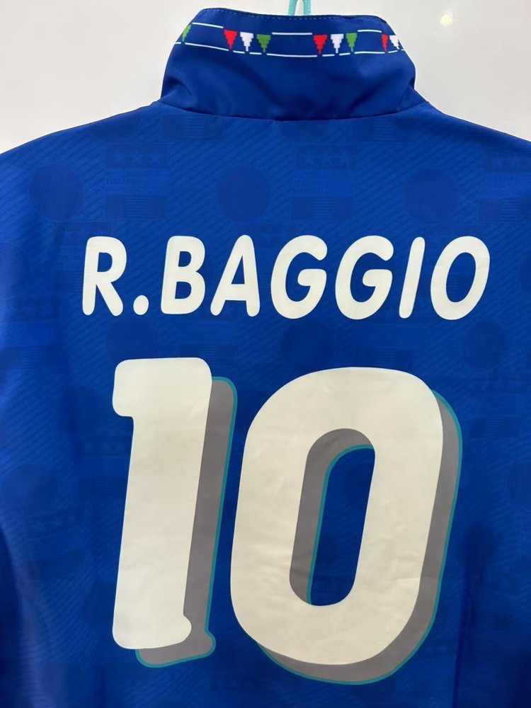 1994 Italy 10#R.Baggio Wear on both sides windbreaker