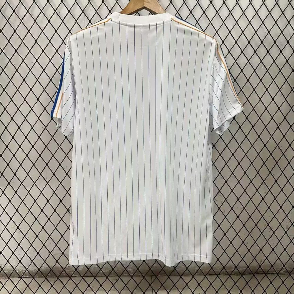 2526 Real Madrid white Retro T-shirt