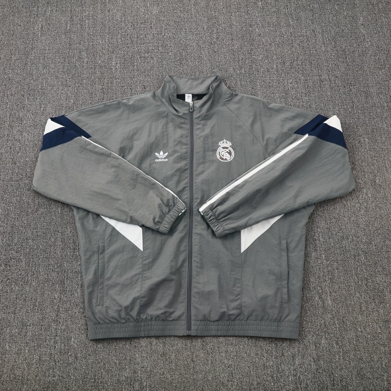 2526 Real Madrid (grey) Windbreaker