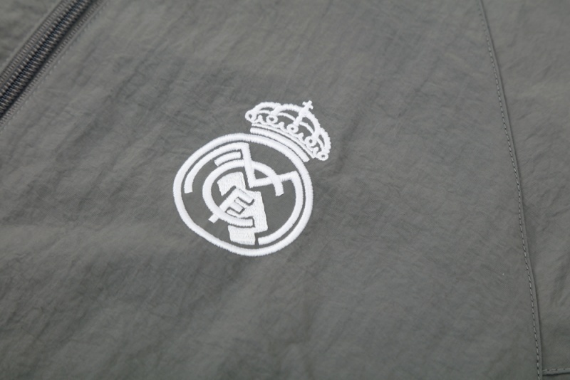 2526 Real Madrid (grey) Windbreaker