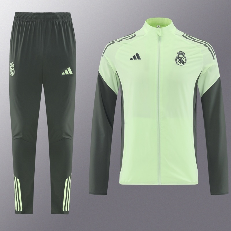 2526 Real Madrid (light green) Windbreaker kit