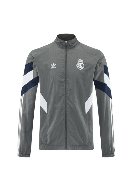 2526 Real Madrid (grey) Windbreaker