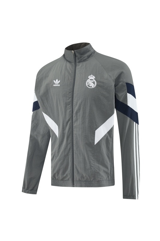 2526 Real Madrid (grey) Windbreaker