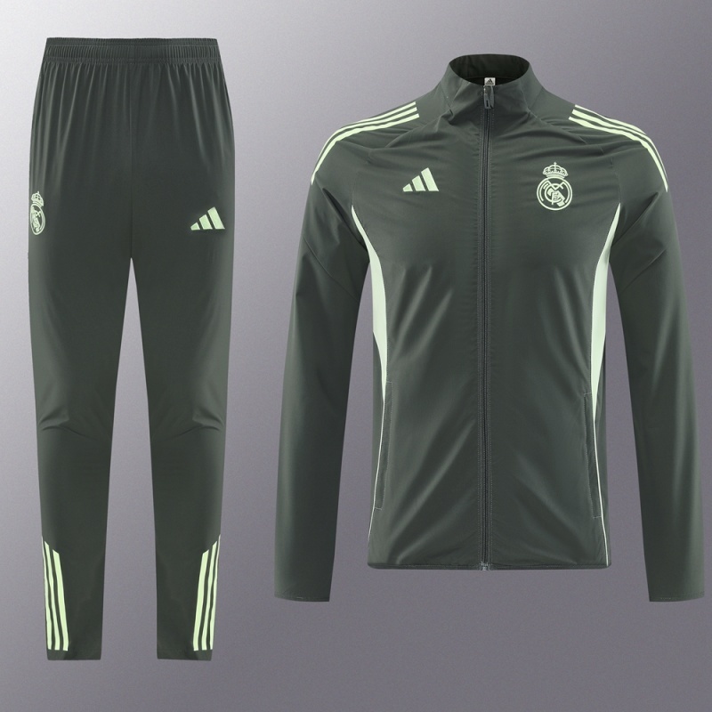 2526 Real Madrid (dark green) Windbreaker kit