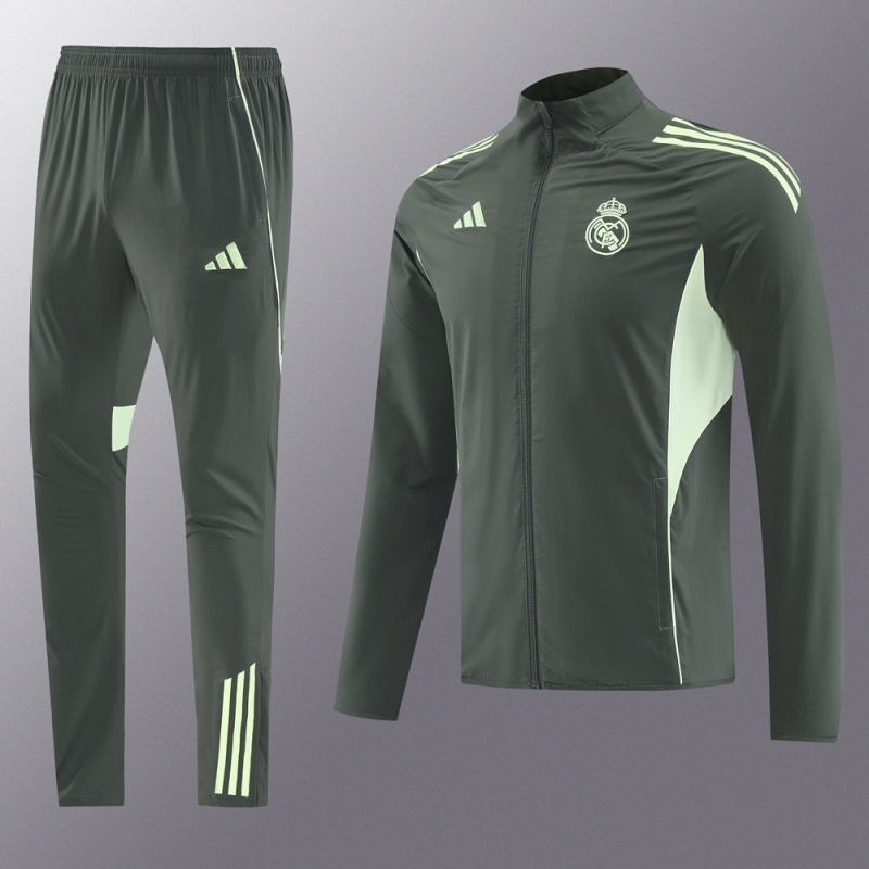 2526 Real Madrid (dark green) Windbreaker kit