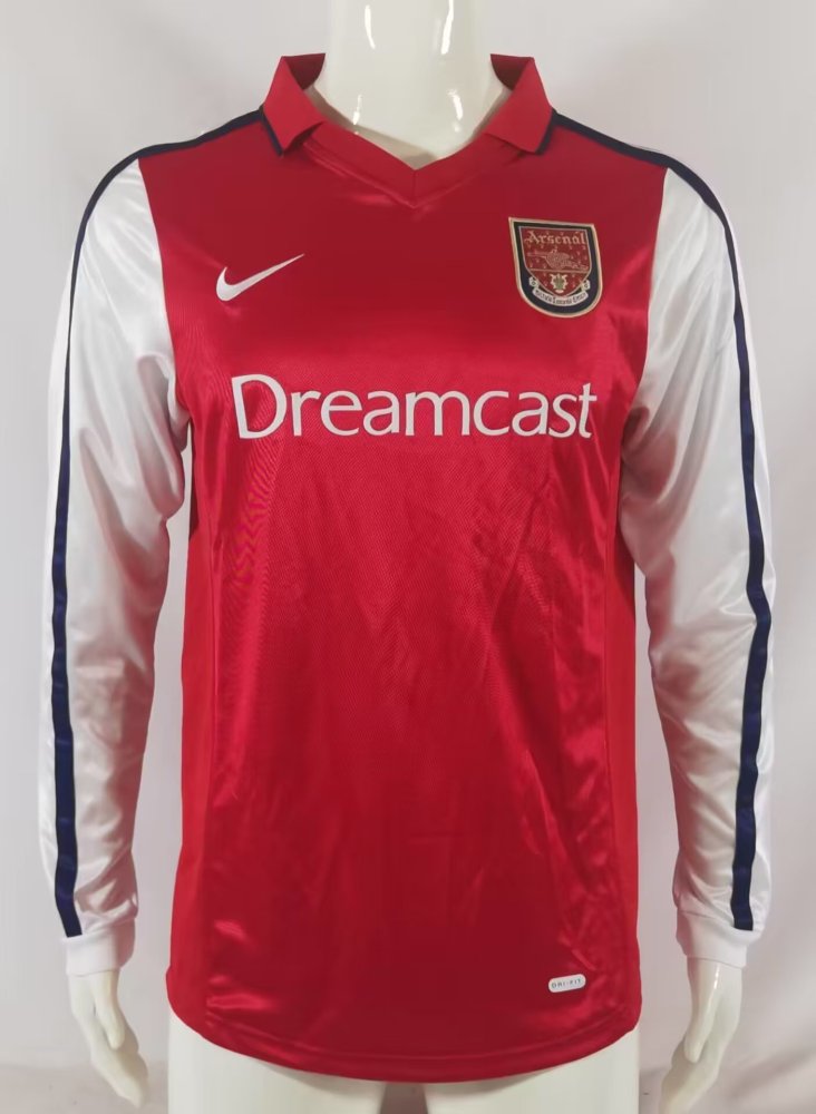0001 Arsenal Home long sleeve retro Fan version