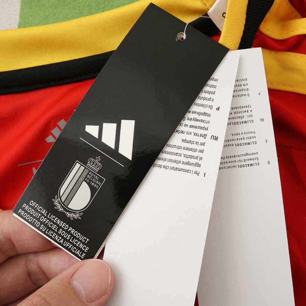 2026 Belgium Home Long sleeve Fan version