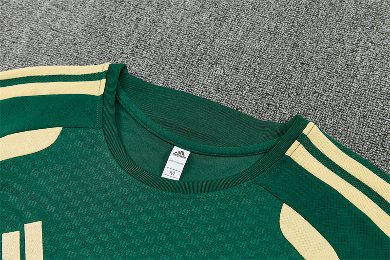 2026 Real Madrid (green) Training clothes suit Short sleeve Fan version