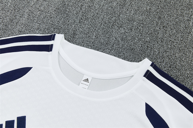 2026 Real Madrid (white) Training clothes suit Short sleeve Fan version