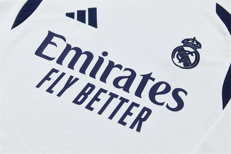 2026 Real Madrid (white) Training clothes suit Short sleeve Fan version