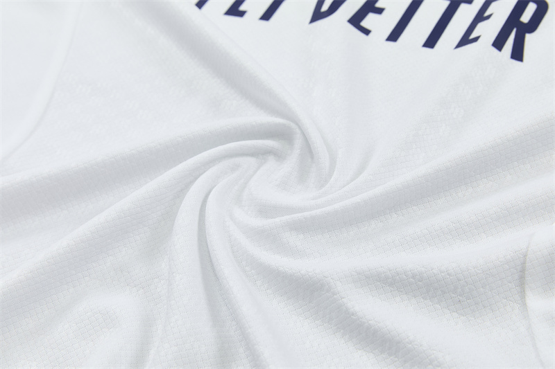 2026 Real Madrid (white) Training clothes suit Short sleeve Fan version