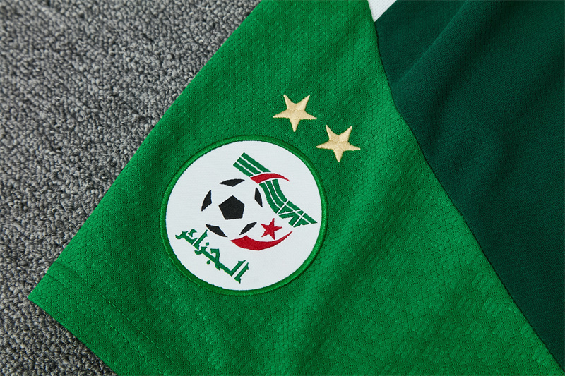 2026 Algeria (green) Training clothes suit Short sleeve Fan version