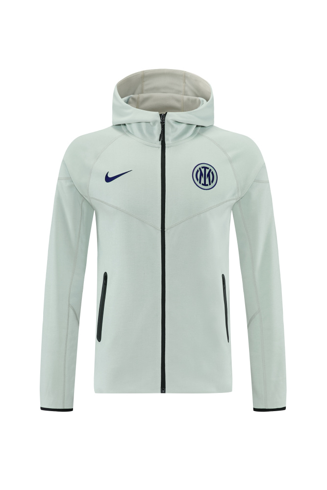 2627 Inter Milan (grey)  Hooded training suit set