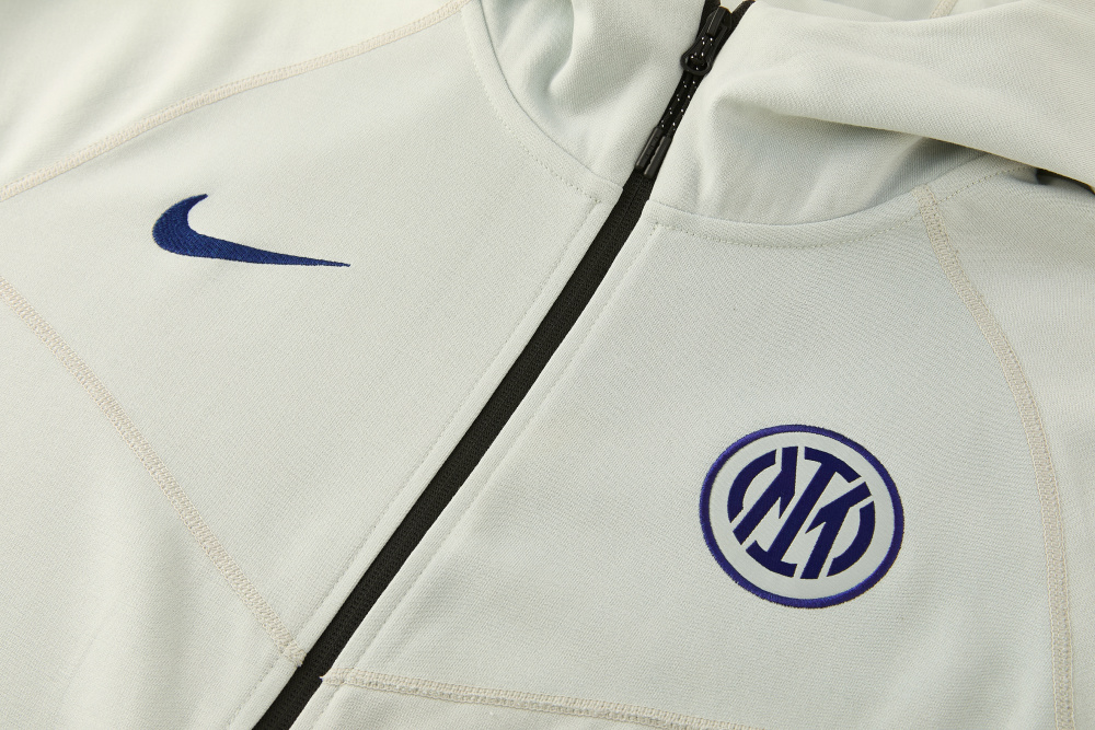 2627 Inter Milan (grey)  Hooded training suit set
