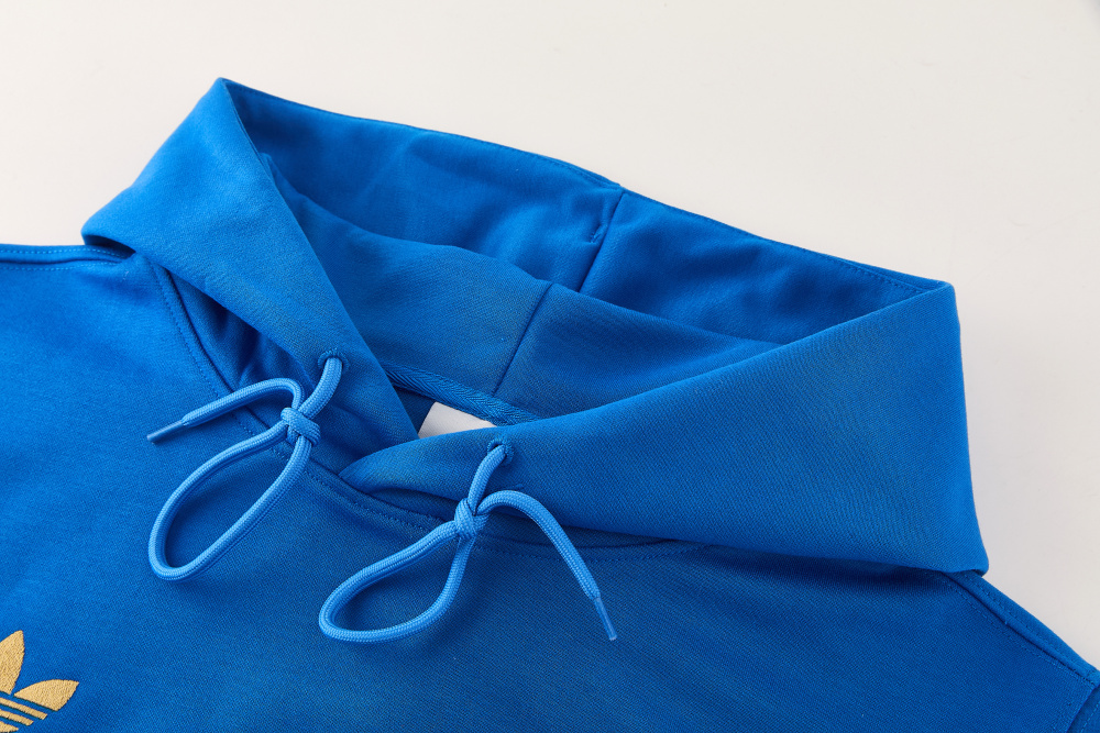 2627 Real Madrid (blue)  Hooded training suit set