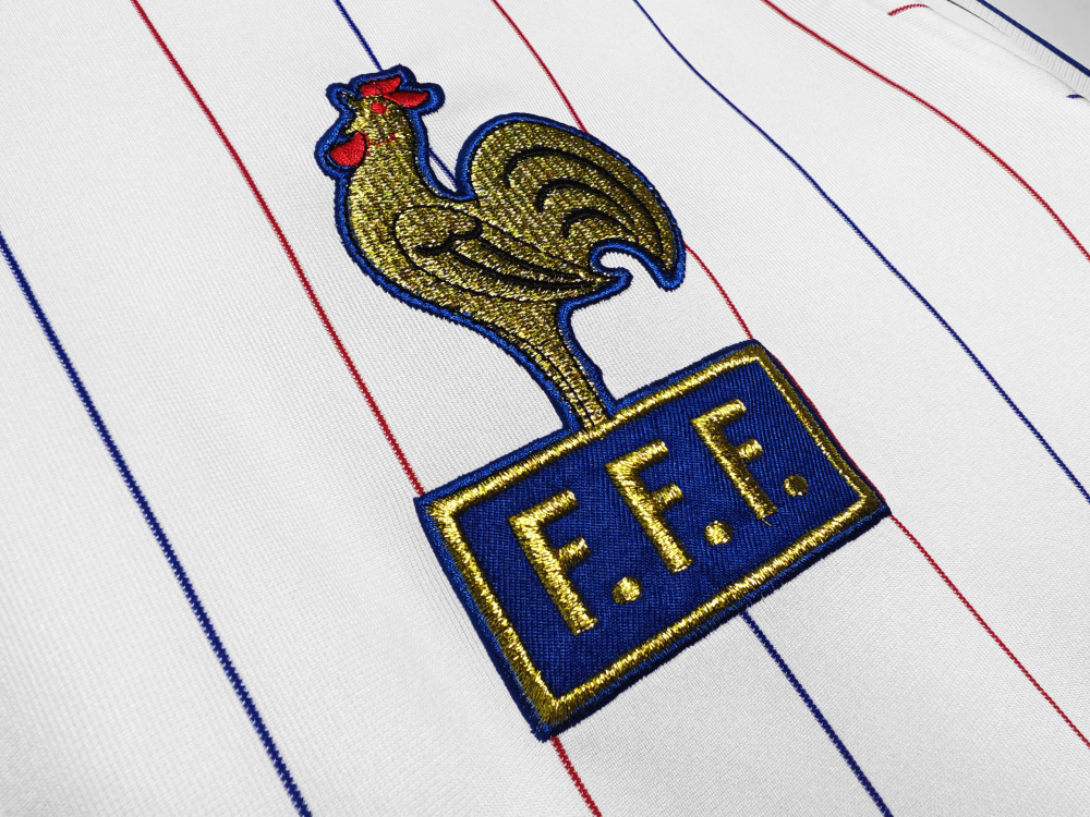 8082 France Away Long sleeve retro Fan version