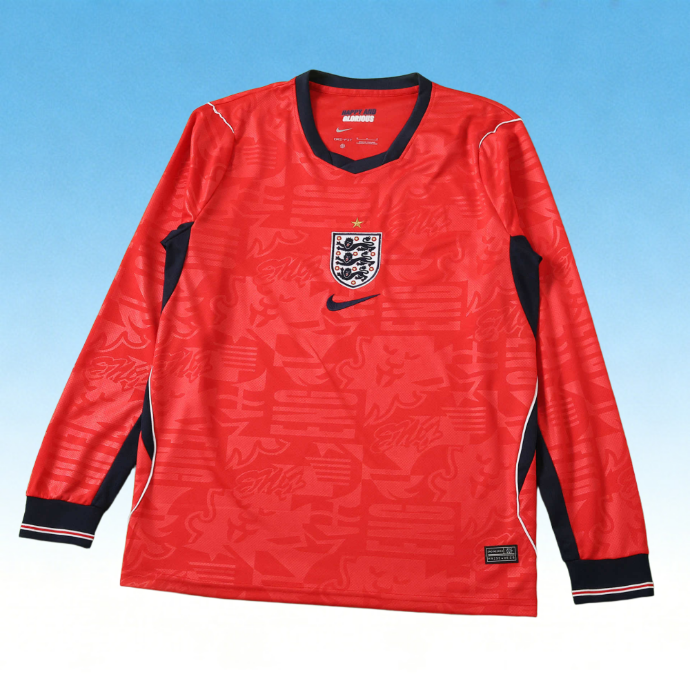 2026 England Away Long sleeve Fan version
