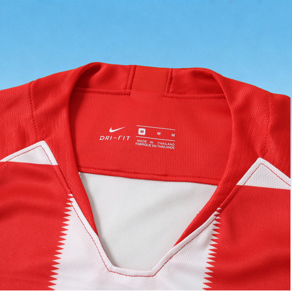 2018 Croatia Home retro Fan version
