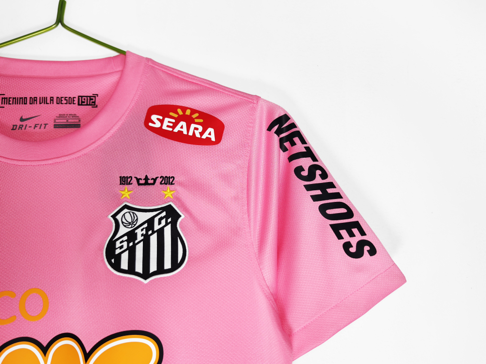 2013 Santos FC Away pink retro Fan version
