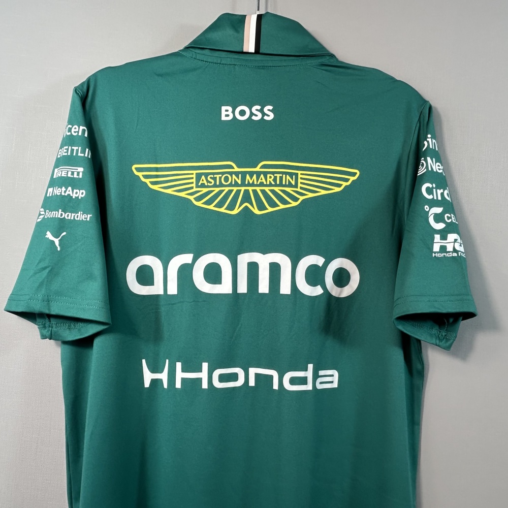 2026 F1 Aston Martin Polo-Collar Racing Shirt