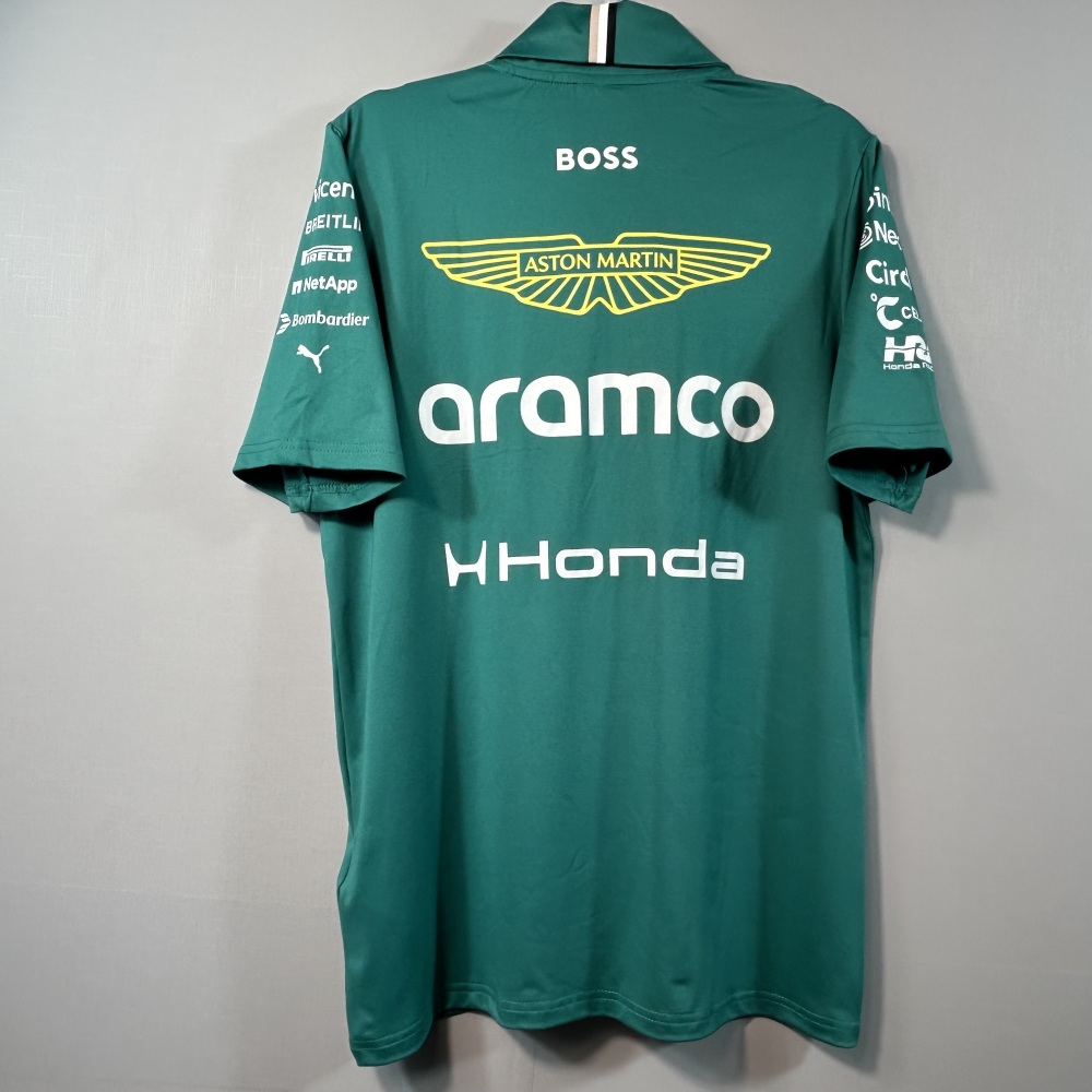 2026 F1 Aston Martin Polo-Collar Racing Shirt