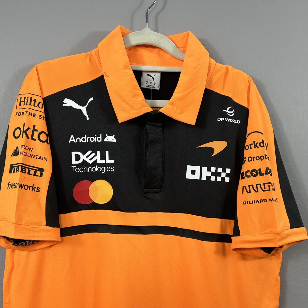 2026 F1 McLaren Polo-Collar Racing Shirt