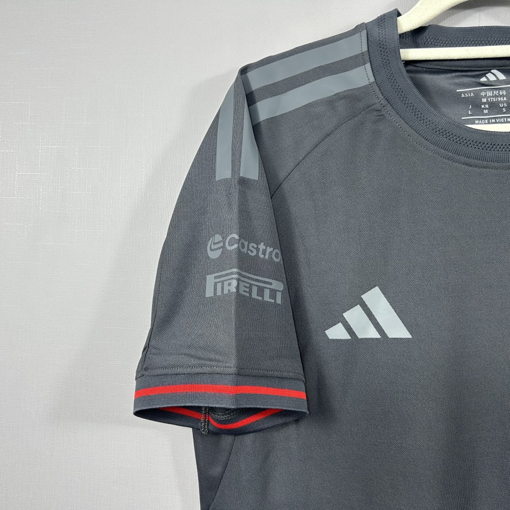 2026 F1 Audi dark grey crew-neck racing suit