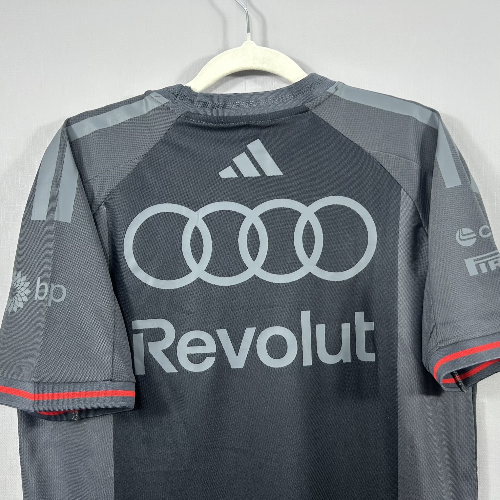 2026 F1 Audi dark grey crew-neck racing suit