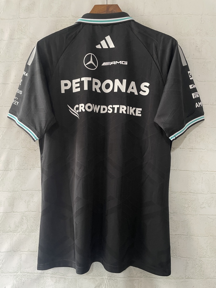 2026 F1 Mercedes-Benz Polo-Collar（black） Racing Shirt