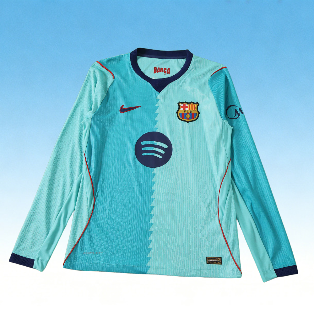 2627 Barcelona Third Long sleeve Player version