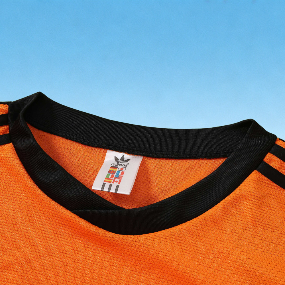 1980 Netherlands home Long sleeve retro Fan version