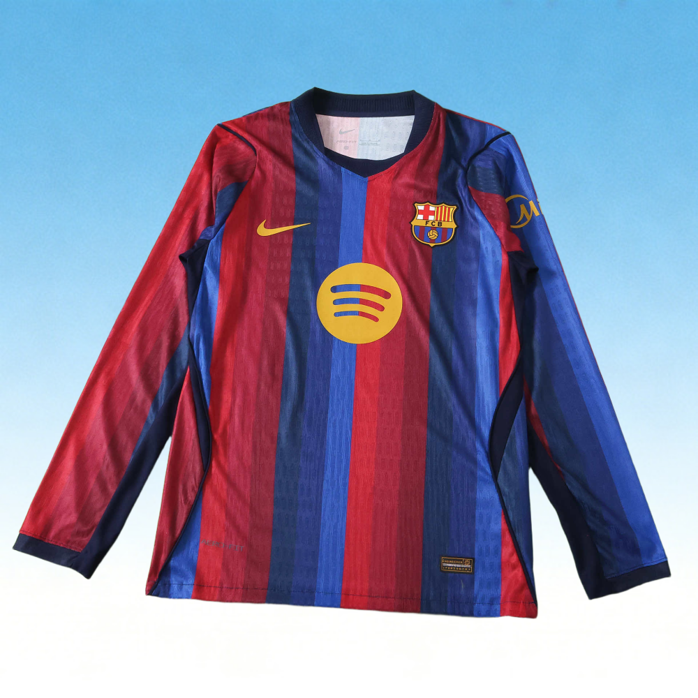 2627 Barcelona Home Long sleeve Player version