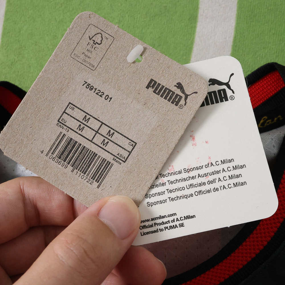 2627 AC. Milan Home Long sleeves Player version