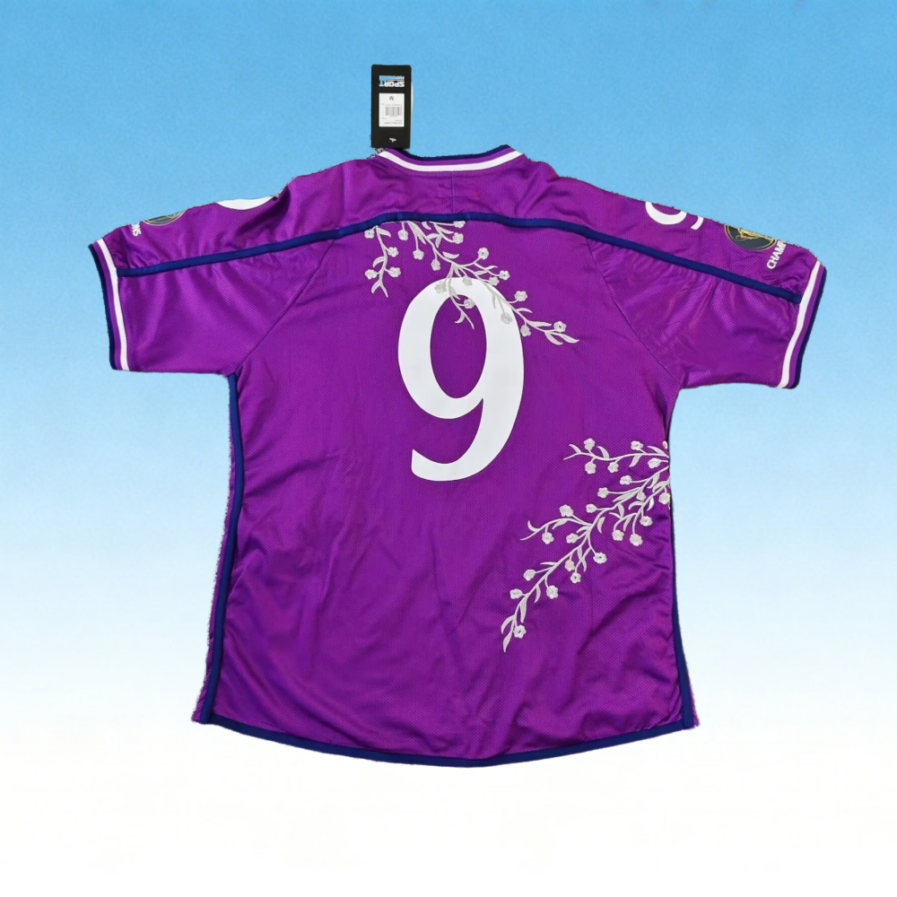 2627 Real Madrid 9# embroidery （Purple）Retro Fan version