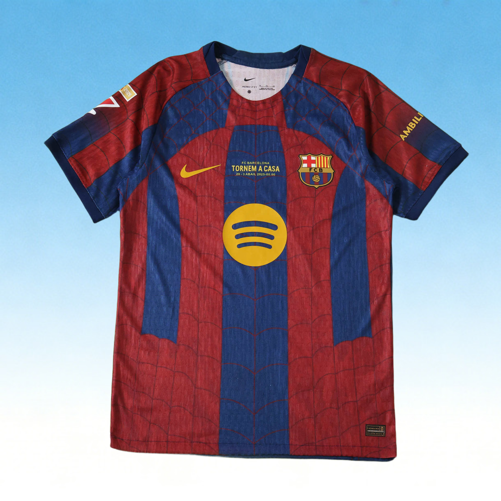 2627 Barcelona Home Spider-Man Concept version Player version