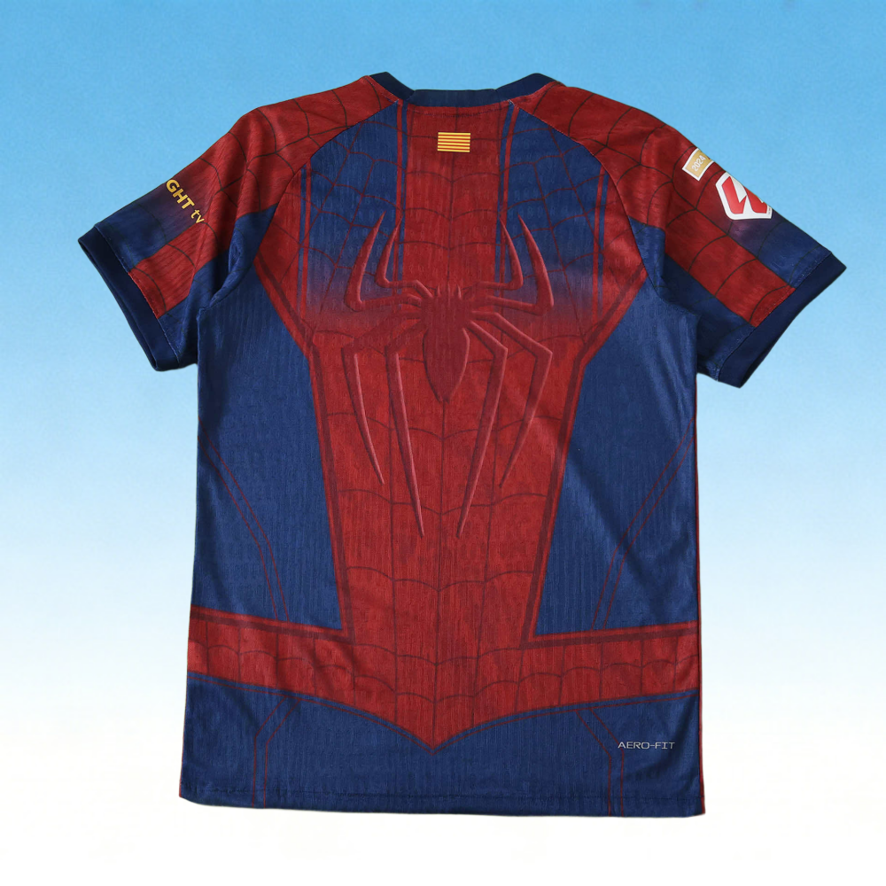 2627 Barcelona Home Spider-Man Concept version Player version