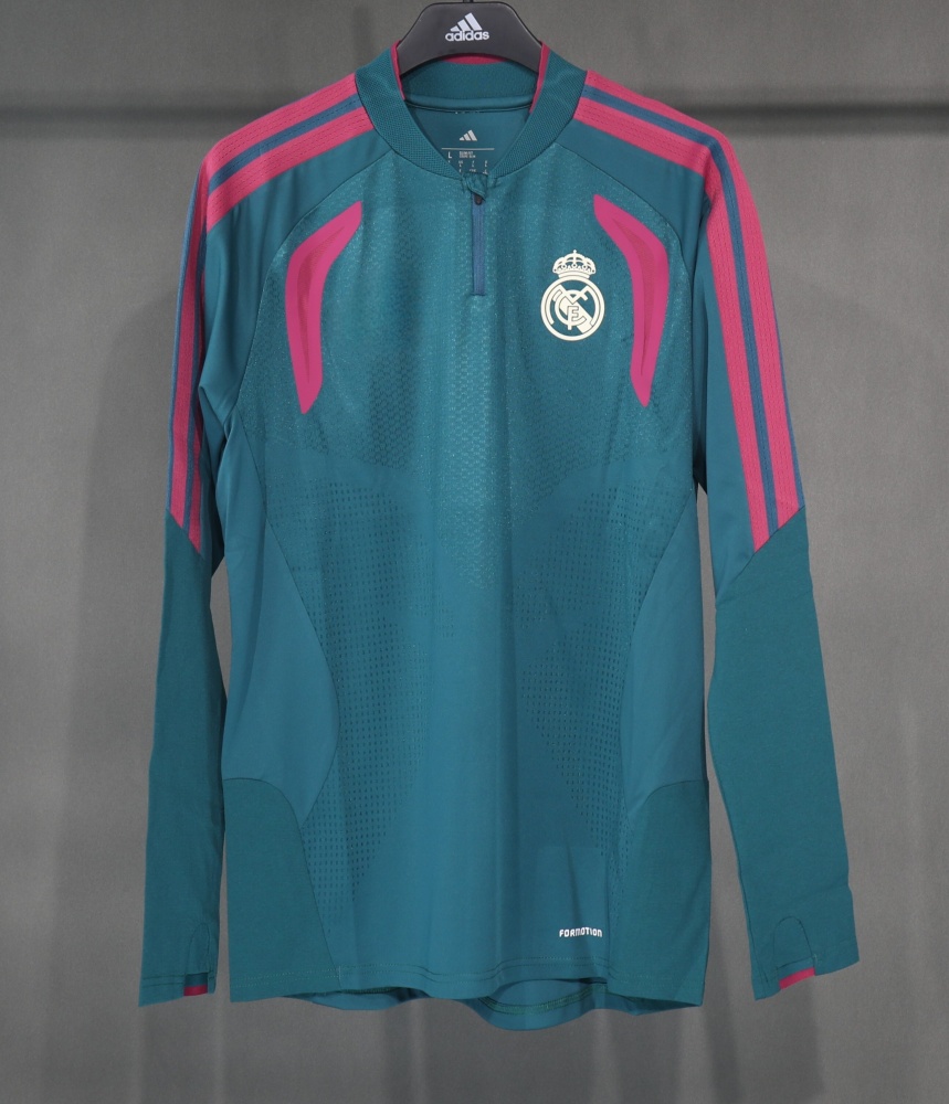 2627 Real Madrid Player version Half zip training suit set