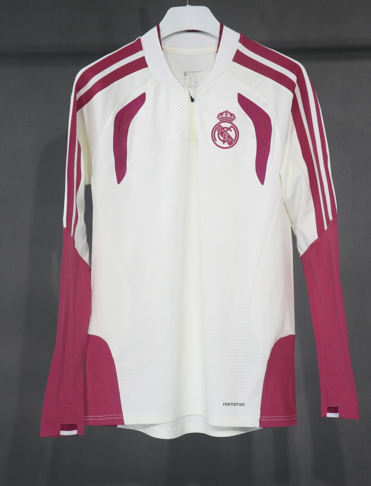 2627 Real Madrid Player version Half zip training suit set