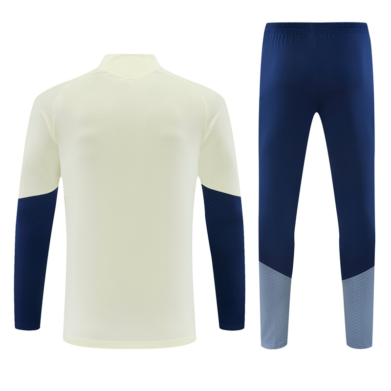 2627 Bayern München (Beige) Half zip training suit set