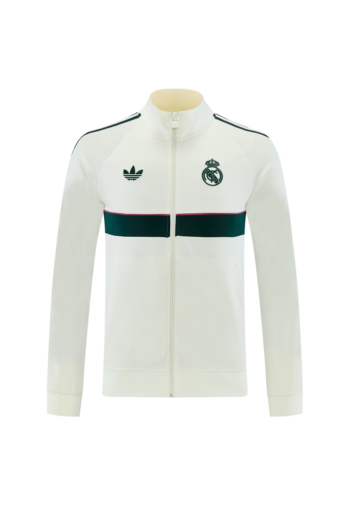 2627 Real Madrid (off white) Training jacket set