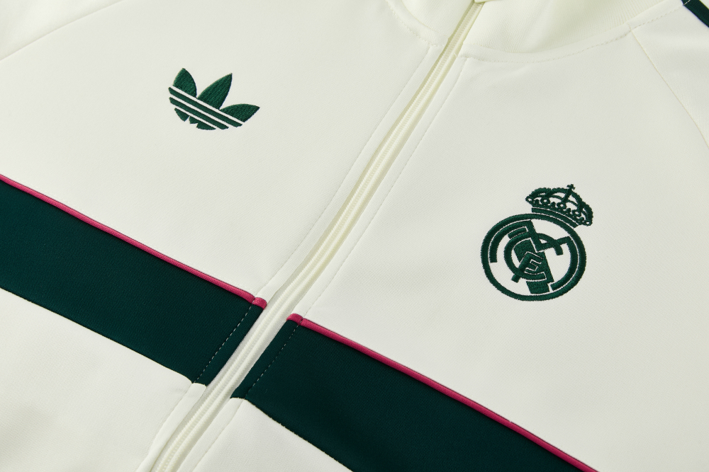 2627 Real Madrid (off white) Training jacket set